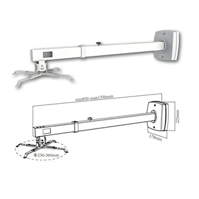 Afbeelding van Approx APPSV03P projectorhouder muur wit
