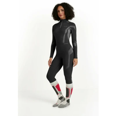 Afbeelding van FALKE Dames Broek van onderlaag Wool Tech 3/4 W TI Wol Functioneel material Sneldrogend 1 Stuk, Zwart (Black 3000), M
