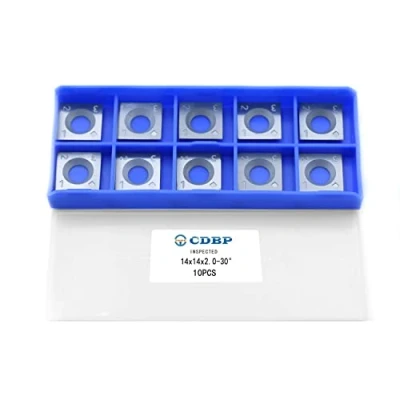 Afbeelding van CDBP Hout Draaien Gereedschap Carbide Getipt 14x14x2,0 Mm Vierkante Cutter Inserts Voor draaibeitels en Houtbewerking Draaibank Tool, 10 stks