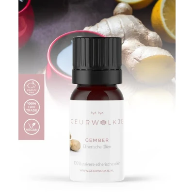 Afbeelding van Gember 100% etherische olie 10ml