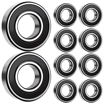 Afbeelding van ANGEEK MR128 2RS kogellagers, 10 stuks, 8 mm x 12 3,5 mm, dubbel beschermde groefkogellagers voor doe het zelf, draaibanken, motoren, 3D printers, freesmachines, verschillende mechanische apparaten, enz