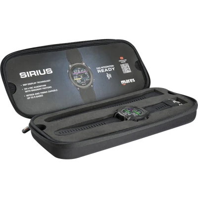 Afbeelding van Mares Dive Computer Sirius Black Silver