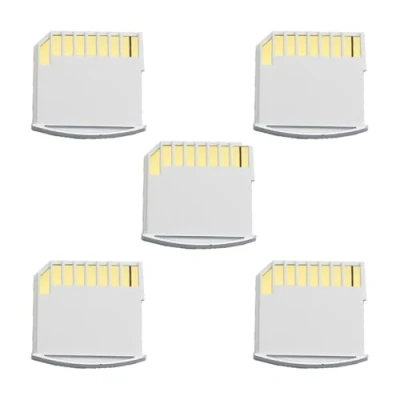 Afbeelding van CY 5 stks Micro SD TF naar kaart Kit Mini Adapter Laag Profiel voor Extra Opslag Lucht/Pro/Retina Wit