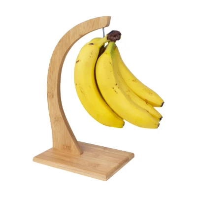Afbeelding van QUVIO Bananenhouder of druivenhouder hout