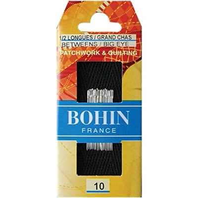 Afbeelding van Bohin Quiltnaalden groot oog nr. 10 20 stuks