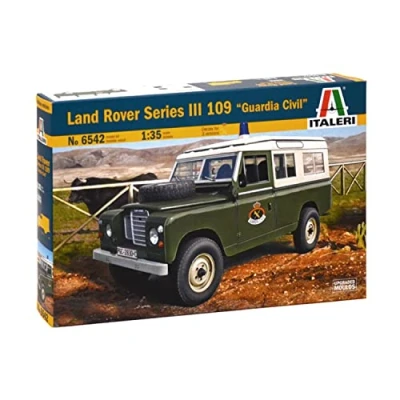 Afbeelding van 1:35 Italeri 6542 Land Rover Series III 109 &quot;Guardia Civil&quot; Plastic Modelbouwpakket
