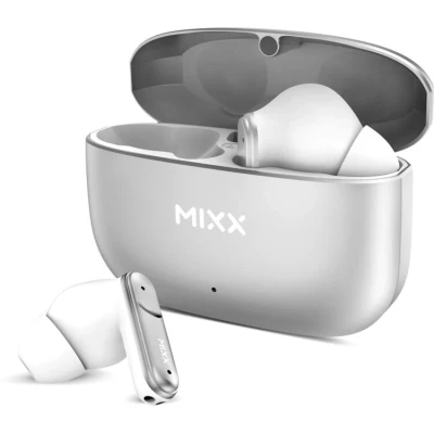 Afbeelding van Mixx StreamBuds Custom 3 True Wireless In ear Koptelefoon Zilver/Wit