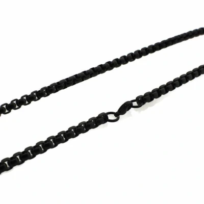 Afbeelding van ketting figaro schakel staal 60cm 3mm zilverkleurig