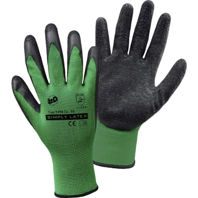 Afbeelding van L+D SIMPLY Latex 1490 10 Werkhandschoen Maat (handschoen): EN 388, 13997:1999 ISO Cat II 1 paar