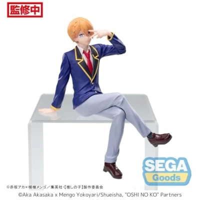 Afbeelding van Sega Oshi No Ko Aqua Hoshino Perching PVC Statue Uniform 14 cm