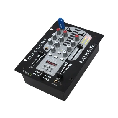 Afbeelding van Ibiza DJM150USB BT DJ mixer met bluetooth en USB