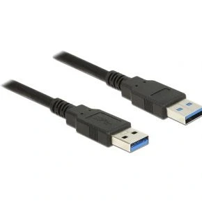 Afbeelding van Delock Kabel USB 3.0 Type A Male &gt; 0,5 m zwart D