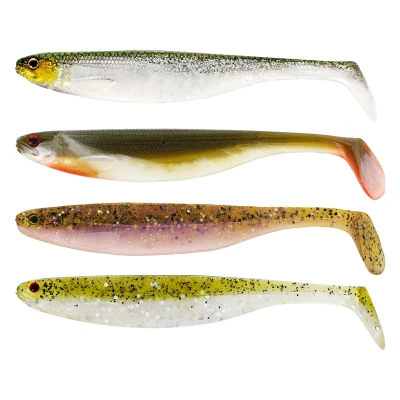 Afbeelding van Westin ShadTeez Slim 7.5cm Clear Water Mix 18 (4 stuks) Shad
