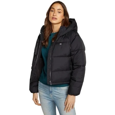 Afbeelding van Tommy Jeans Dames TJW ASPEN Puffer EXT DW0DW18841 Jacket, Zwart (zwart), 3XL, 3XL grote maten