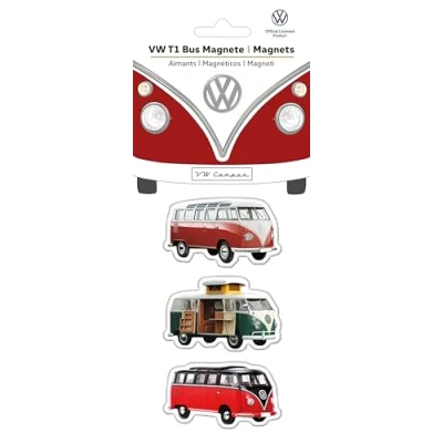 Afbeelding van BRISA VW Collection Volkswagen T1 Bus Transporter Magneet 3 pc Set Camper