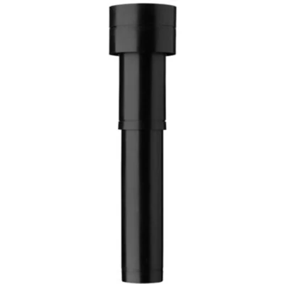 Afbeelding van Ubbink Aerfoam dakdoorvoer 166 1378 mm v/aansl. Ø 125 zwart