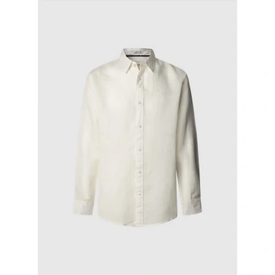 Afbeelding van Pepe Jeans Arnau Overhemd, Heren, Maat: Large, White