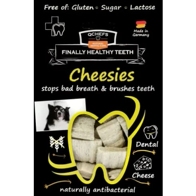 Afbeelding van QCHEFS Cheesies tegen tandsteen Caloriearm tandbacteriën verminderde plaque en slechte adem verminderenhuttenkaas natuurlijk antibacterieel………