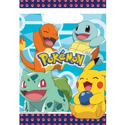Afbeelding van Pokemon Traktatie Uitdeelzakjes 8 stuks