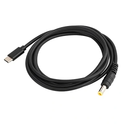 Afbeelding van SUPERNIGHT 5,5 x 2,5 mm DC naar type C USB ingangskabel voor laptop notebook 18 20V 65W PD oplader (niet inbegrepen), 1,5 m kabel