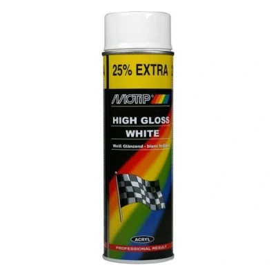 Afbeelding van Motip Universeel Wit Hoogglans 500 ml