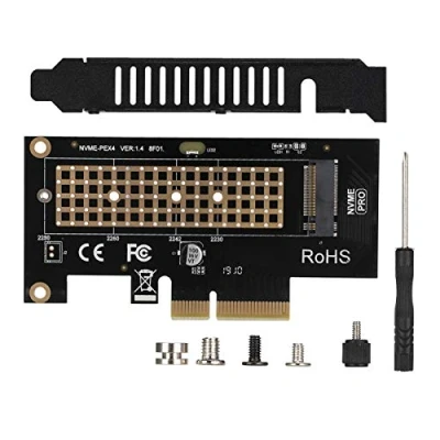 Afbeelding van PCIe NVMe adapter, M.2 (M Key) SSD Naar PCI Express 3.0 GEN3 X4, Ondersteuning 2230 2242 2260 2280 SSD, Hoge Snelheid 40 Gbps