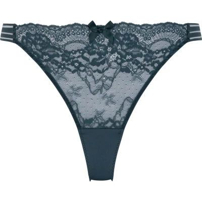 Afbeelding van Hunkemöller Dames Lingerie String Sully Groen maat XS