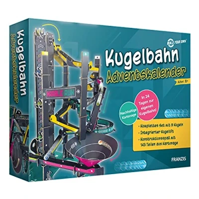 Afbeelding van Franzis Verlag Adventskalender Knikkerbaan Knutselen, Speelgoed, Bouwpakket
