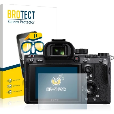 Afbeelding van BROTECT Screenprotector voor Sony Alpha 7R III Folie Beschermfolie transparant (2 Stuks)
