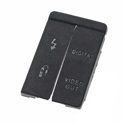 Afbeelding van vhbw Contacthoes compatibel met Canon EOS 5D camera voor pc, afstandsbediening, video OUT en DIGITAL aansluiting rubber, zwart