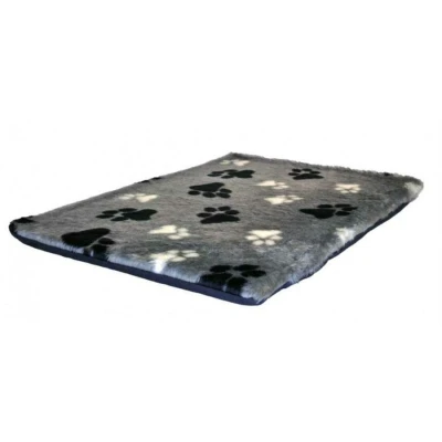 Afbeelding van Benchkussen Teddy grijs met poot afdruk 75x50x4 cm