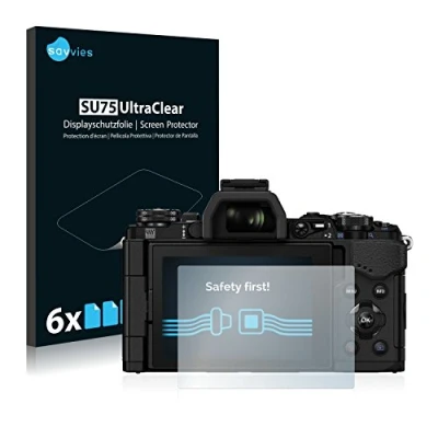 Afbeelding van Savvies Screenprotector voor Olympus OM D E M5 Mark II Folie Beschermfolie transparant (6 Stuks)