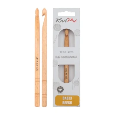 Afbeelding van Knitpro Basix (9,00 mm) Berkhaakhaak 1 Stuk