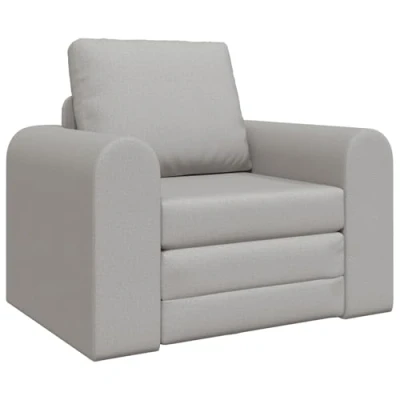 Afbeelding van vidaXL Vloer Slaapbank 2 in 1 Wolkgrijs 98x71x83 cm Stoffen