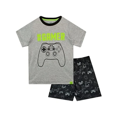Afbeelding van Harry Bear Jongens Pyjama&#039;s Gamen Grijs 122