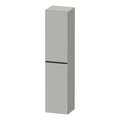 Afbeelding van Duravit D Neo hoge kast 40x36x176cm Linksdraaiend Betongrijs Mat