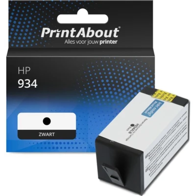 Afbeelding van Huismerk HP 934 (C2P19AE) Inktcartridge Zwart
