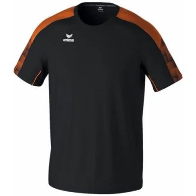 Afbeelding van Erima Evo Star T Shirt Heren Zwart / Oranje Maat: M