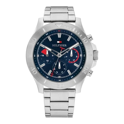 Afbeelding van Tommy Hilfiger Bryan Chronograaf silvercoloured, Heren, Maat: One Size, Silver coloured