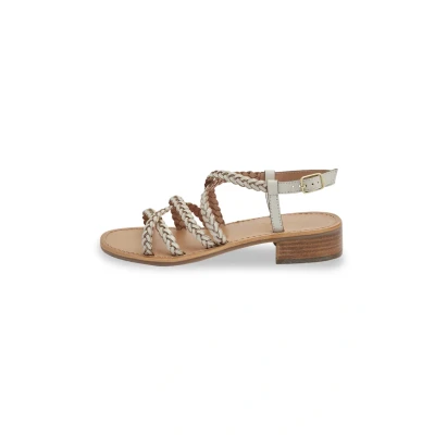 Afbeelding van Les Tropeziennes par M Belarbi Hapiron Sandalen, Dames, Maat: 41, Cream Leer