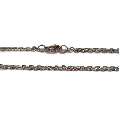 Afbeelding van Anker ketting zilverkleurig staal 60cm 3mm