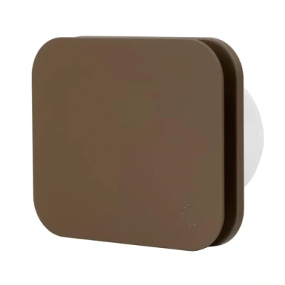 Afbeelding van Turbionaire Trend 100 SDCC Afvoerventilator, voor badkamer, keuken, wand/plafond, 85 m3/uur, Dark Coffee Cream mat, diameter mm, 35 Pa, terugslagventiel, stil 33 dB, IPX4