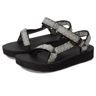 Afbeelding van Teva Dames Midform Universal Sport Sandaal, Boho Wit/Zwart, 5 UK, Wit Zwart, 38 EU
