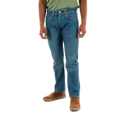 Afbeelding van Levi&#039;s 501 Original Straight leg jeans, Heren, Maat: 40x32, Window pane ltwt