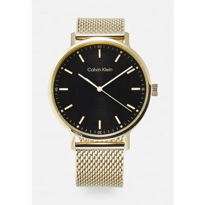Afbeelding van Calvin Klein Modern Unisex Horloge goldcoloured, Maat: One Size, Gold coloured
