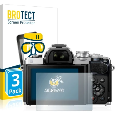 Afbeelding van BROTECT Screenprotector voor Olympus OM D E M10 Mark III / IV Folie Beschermfolie Beschermglas transparant (3 Stuks)