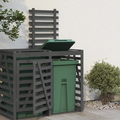 Afbeelding van Containerberging verlengstuk massief grenenhout grijs
