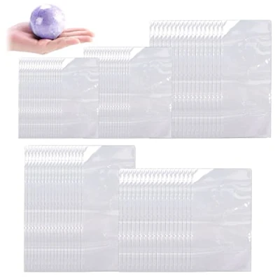 Afbeelding van krimpfoliezak 500 stks krimpfolie Heat Seal zak, krimpfoliezak, voor inpakken Zeep Badbomkaarsen (5 maten)