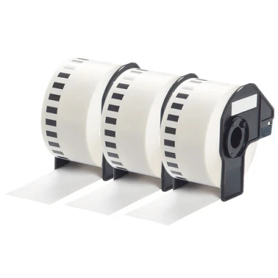 Afbeelding van Huismerk 3x Brother DK 22225 compatible labels, 38 mm x 30,48 m