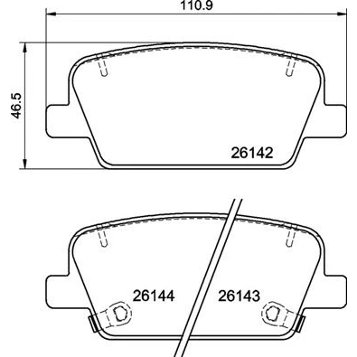 Afbeelding van Brembo Remblokset P 30 118